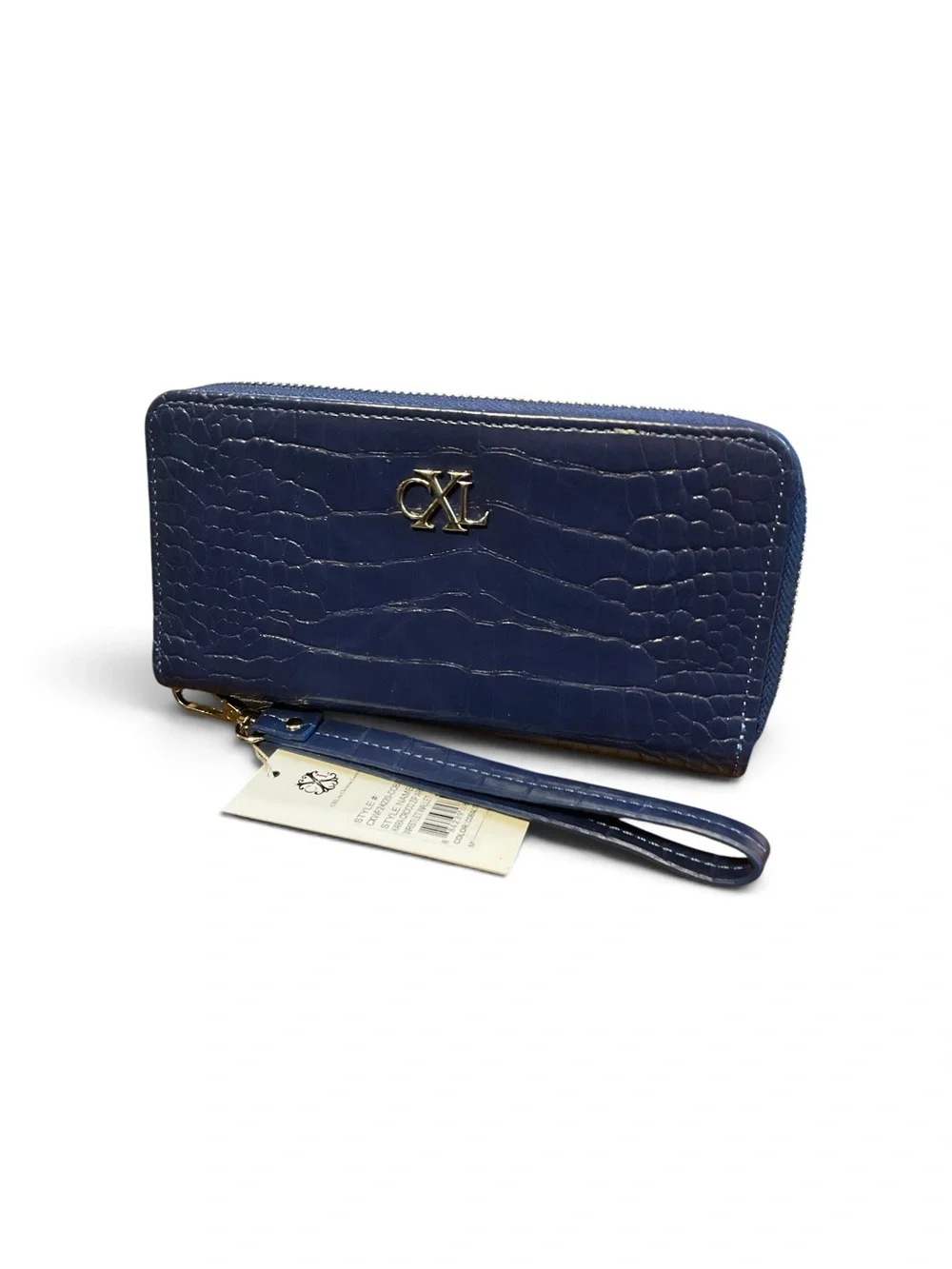 Christian Lacroix croc embossed
